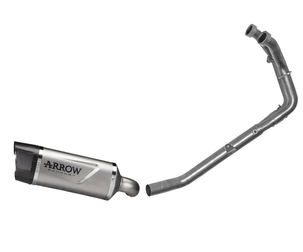 Impianto Completo Arrow Indyrace Evo Alluminio Fondello Inox Honda Xl 750 Transalp 2023 > 2024-72645AO--72189PD-388419