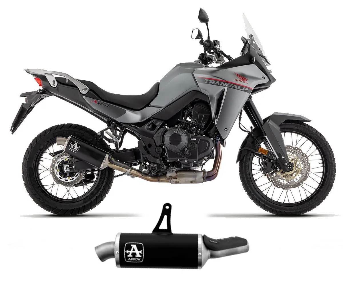Terminale Indy-race Arrow Alluminio Dark Per Honda Xl 750 Transalp 2023 > 2024-72641AON-382914