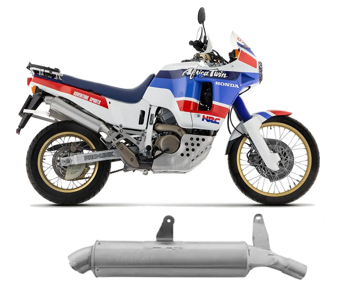 Terminale Di Scarico Arrow Paris-dakar Replica In Nichrom Per Honda Xrv 650 Africa Twin 1988 > 1989-72643PD-386184