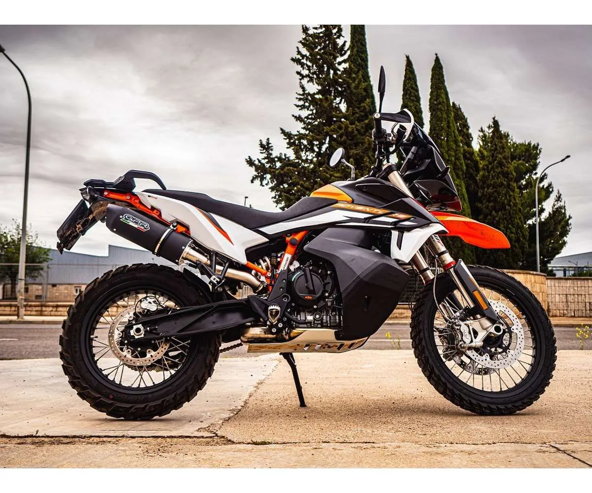 Terminale Di Scarico Gpr Furore Nero Racing Nero Opaco Per Husqvarna Norden 901 2022 > 2024-HU.57.RACE.FUNE-387301