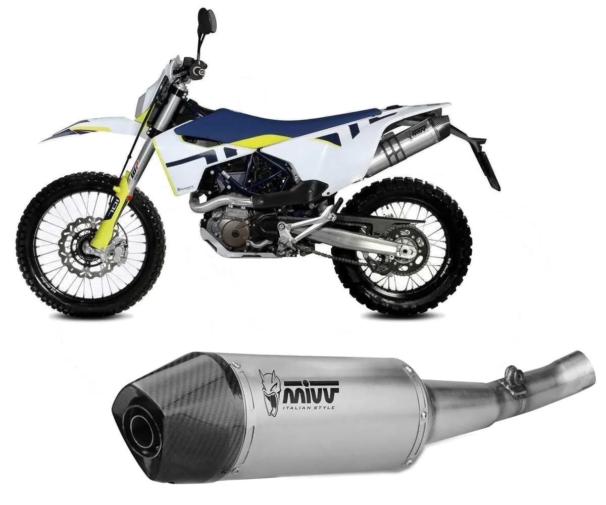Terminale Di Scarico Mivv Oval Acciaio Inox Per Husqvarna 701 Enduro / Supermoto 2021 > 2024-M.HU.010.LXC-329864