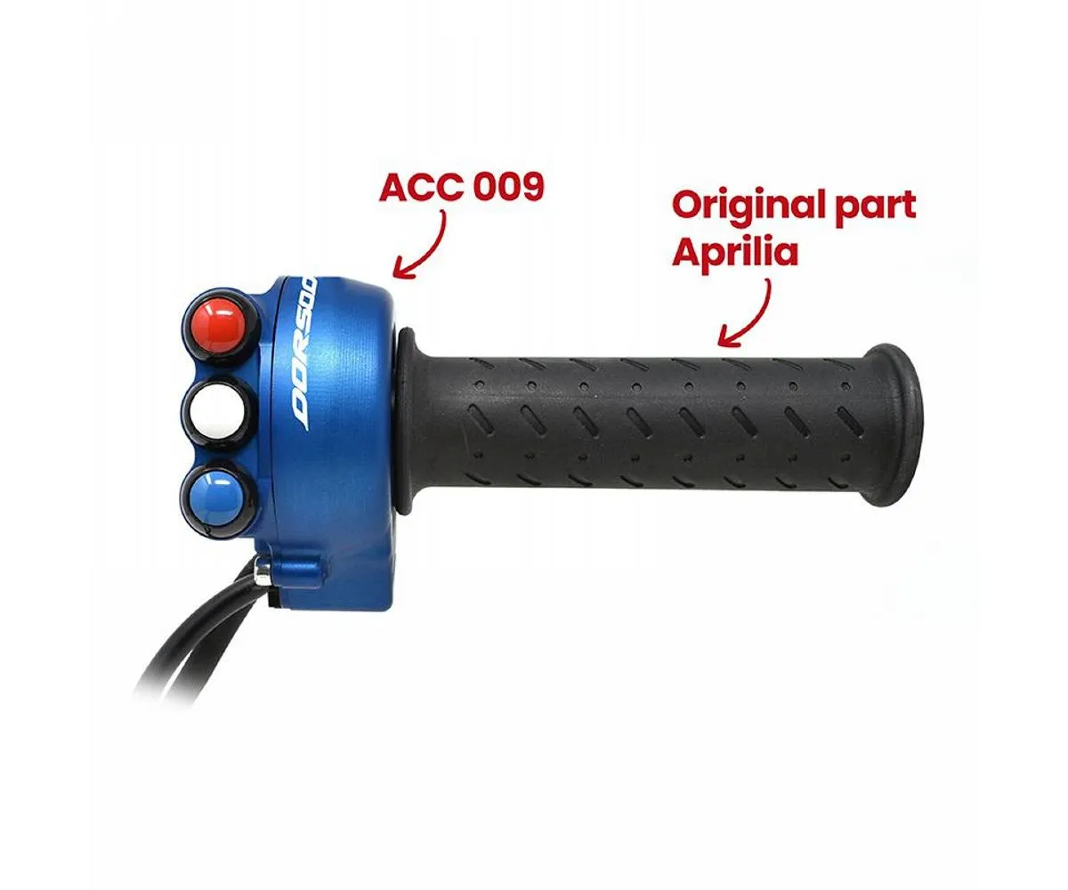 Comando Gas Con Pulsantiera Integrata Jetprime Blu Per Aprilia Dorsoduro 900 2017 > 2018-JP-ACC-009-DD-B-391296