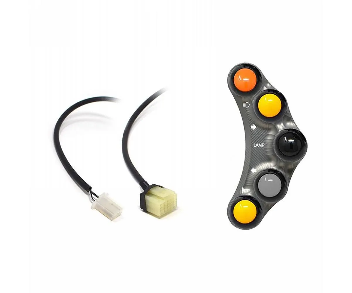 Pulsantiera Sinistra Stradale Jetprime Titanio Per Yamaha Yzf-r3 A 2015 > 2018-JP-PLS-015-T-390904