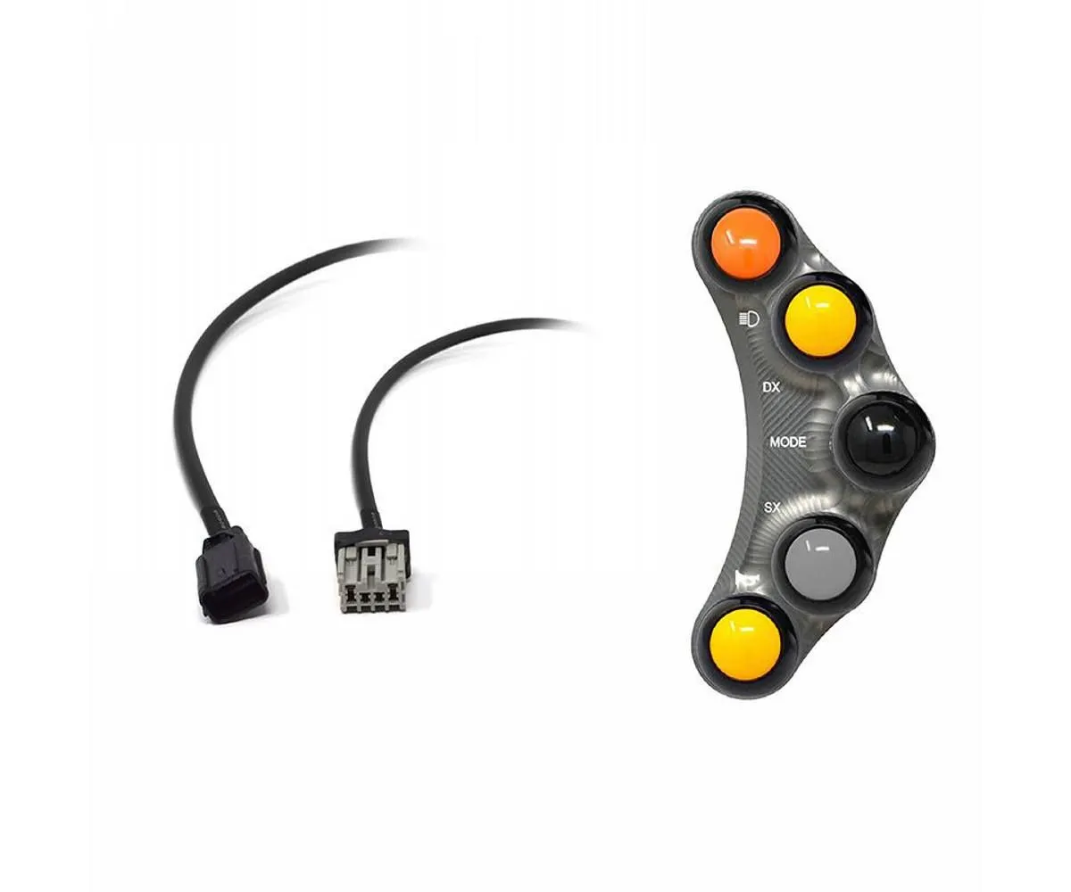 Pulsantiera Sinistra Stradale Jetprime Titanio Per Honda Cbr 1000 Rr Fireblade 2017 > 2019-JP-PLS-017-T-390912