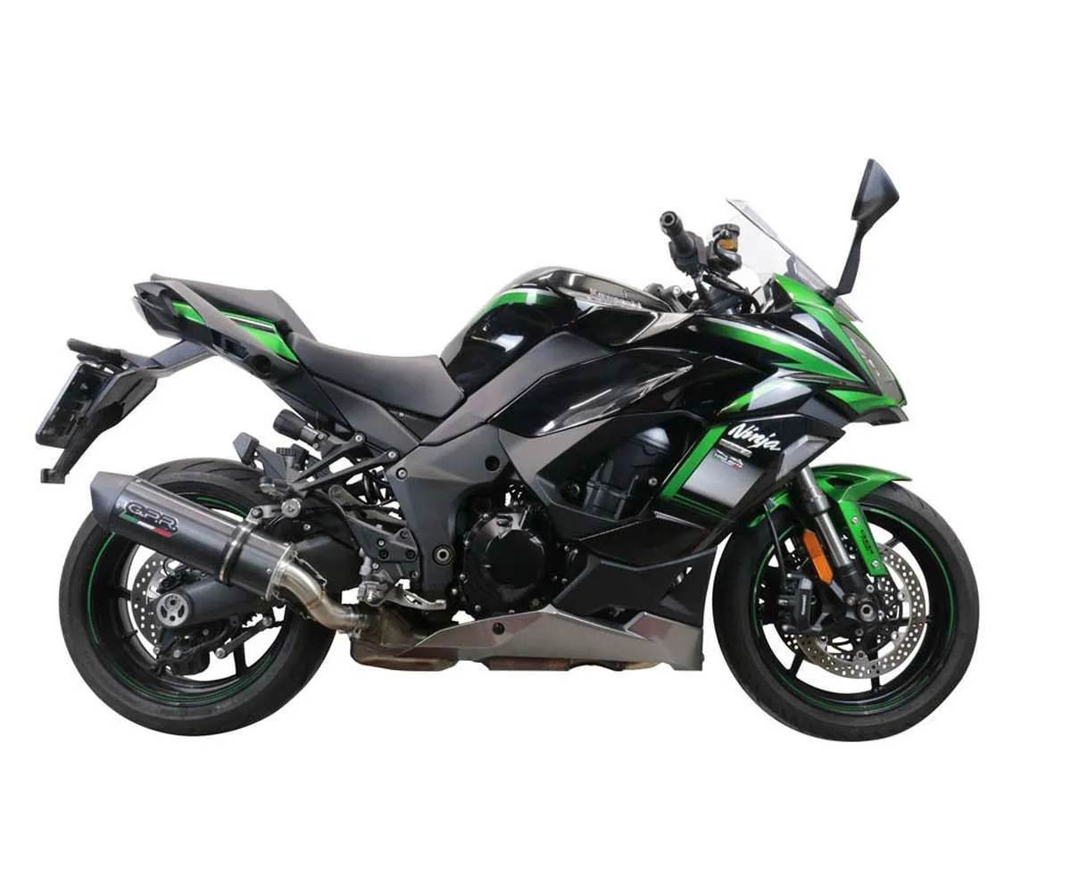 Terminale Di Scarico Gpr Furore Evo4 Poppy Omologato Nero Opaco Per Kawasaki Ninja 1000 Sx 2021 > 2024-K.180.E5.FUPO-387396