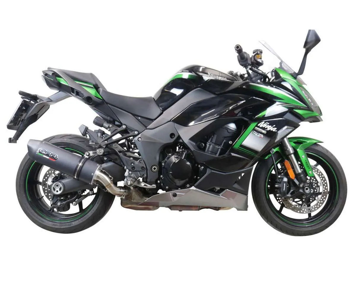 Terminale Di Scarico Gpr Furore Evo4 Nero Omologato Nero Opaco Per Kawasaki Ninja 1000 Sx 2020-K.182.E5.FUNE-387379