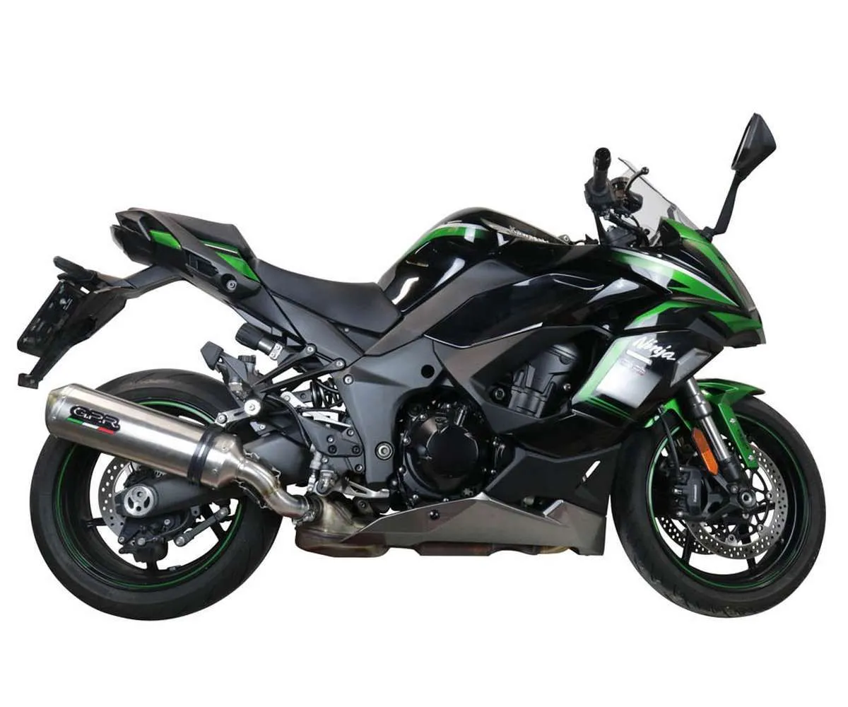 Terminale Di Scarico Gpr Satinox Omologato Inox 304 Satinato Per Kawasaki Ninja 1000 Sx 2020-K.182.E5.SAT-387389