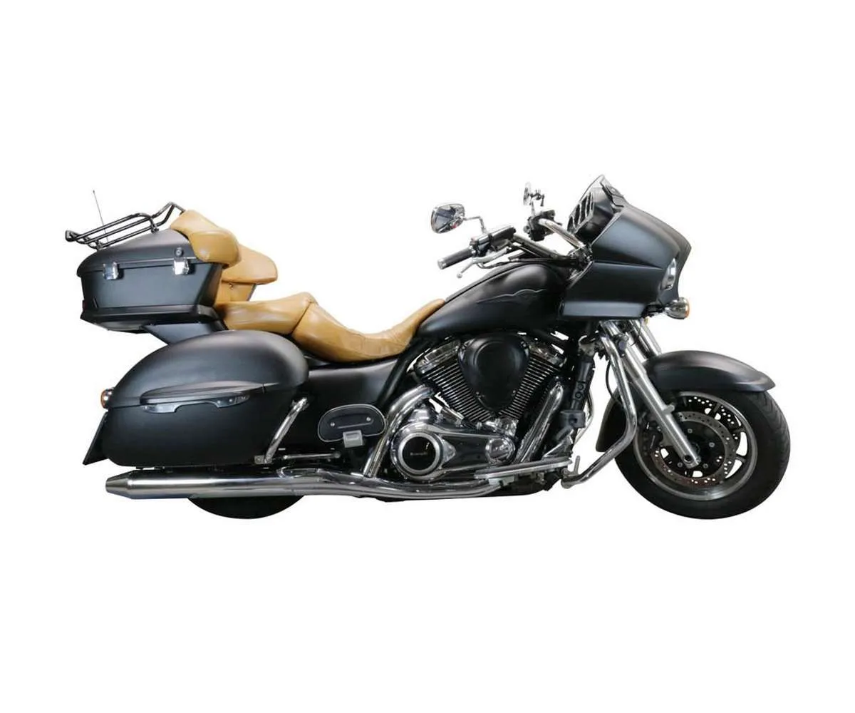 Coppia Terminali Di Scarico Gpr Maxy Deeptone Cruiser Racing Per Kawasaki Vulcan Vn 1700 Voyager Abs 2011 > 2016-K.185.DECR-301956