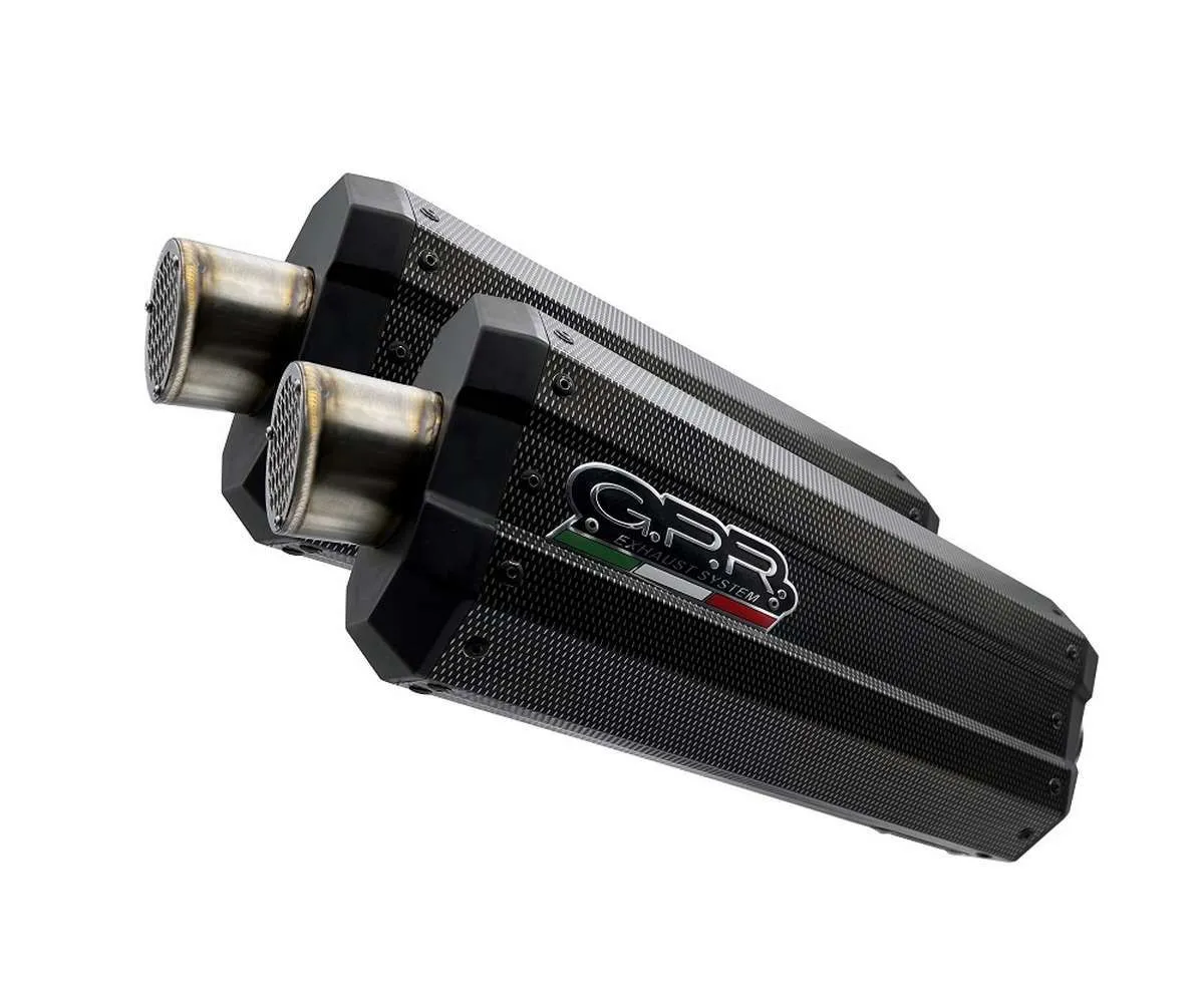 Coppia Terminali Di Scarico Gpr Dune Poppy Omologato Inox 304 Satinato Per Kawasaki Zzr 1400 2006 > 2007-K.86.DNPO-387410