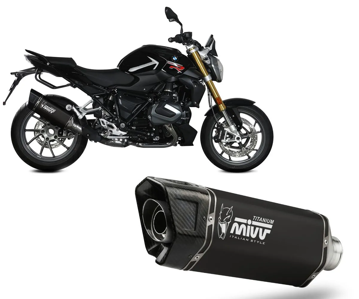 Terminale Di Scarico Mivv Sr-1 Black Per Bmw R 1250 R/rs 2021 > 2024-B.040.LR1TB-299572