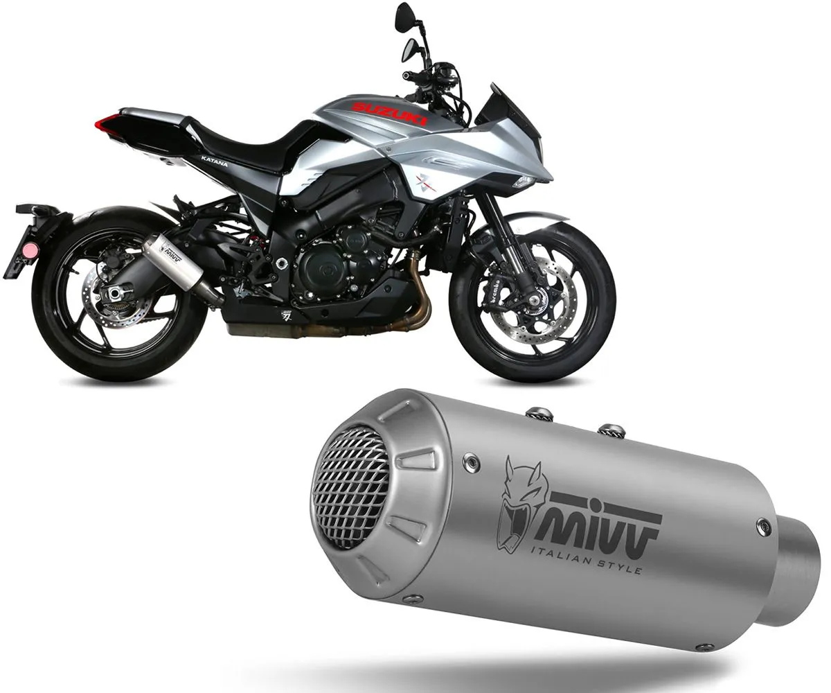 Terminale Di Scarico Mivv Mk3 Inox Per Suzuki Katana 2019 > 2023-S.056.LM3X-299570