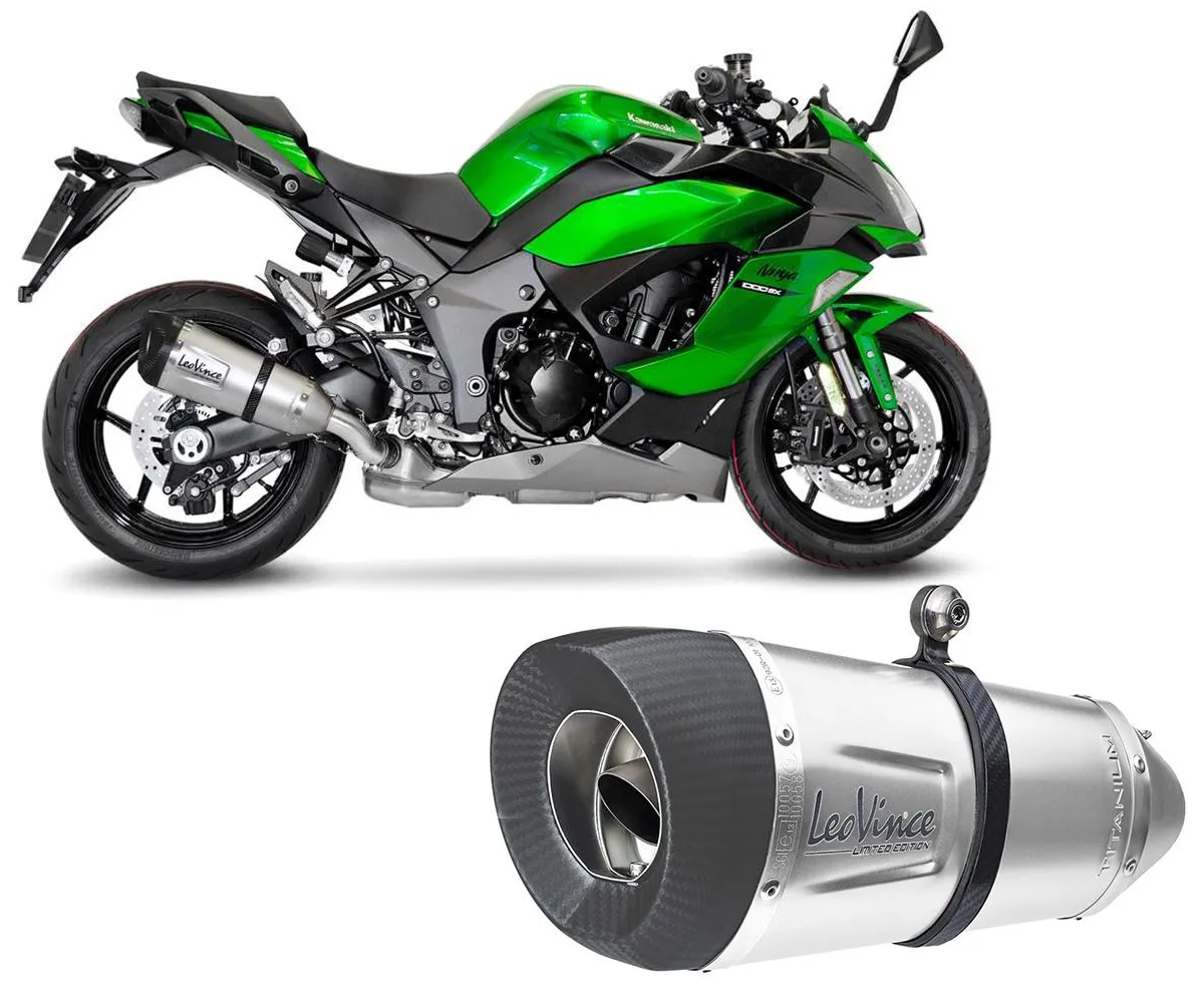 Impianto Completo Leovince Factory S Titanium Per Kawasaki Ninja 1000 Sx/tourer 2020 > 2024-14337ST-299980