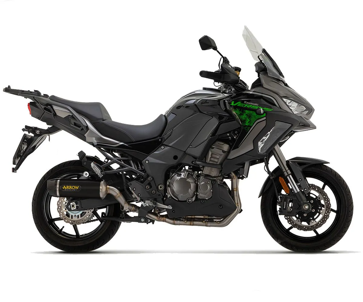 Terminale Scarico Arrow Race-tech Alluminio Nero Kawasaki Versys 1000 2021 > 2024-71945AKN-290199
