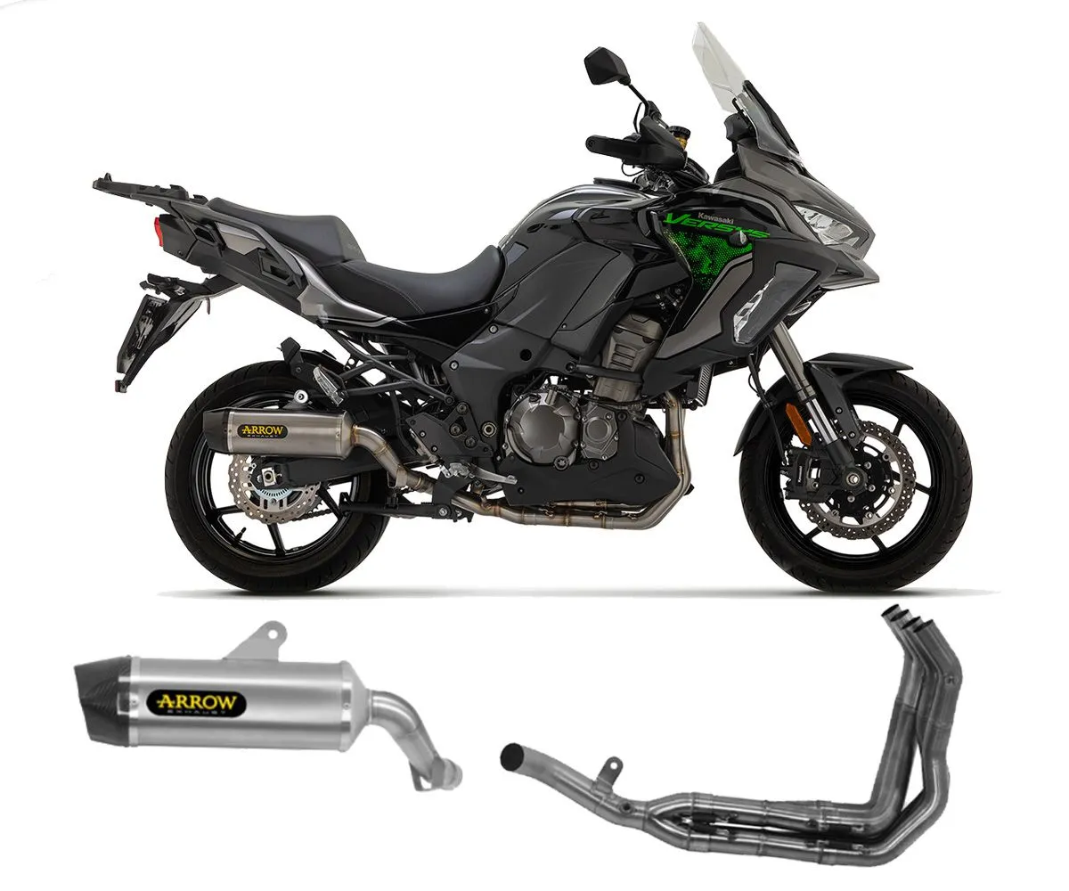 Scarico Completo Arrow Race-tech Alluminio Kawasaki Versys 1000 2021 > 2024-71945AK--71770MI-290195