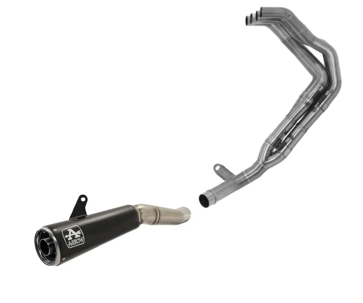 Terminale Pro-race+collettori Arrow Nichrom Dark Per Kawasaki Z 900 Rs 2022 > 2024-71506PRN--71685MI-300934