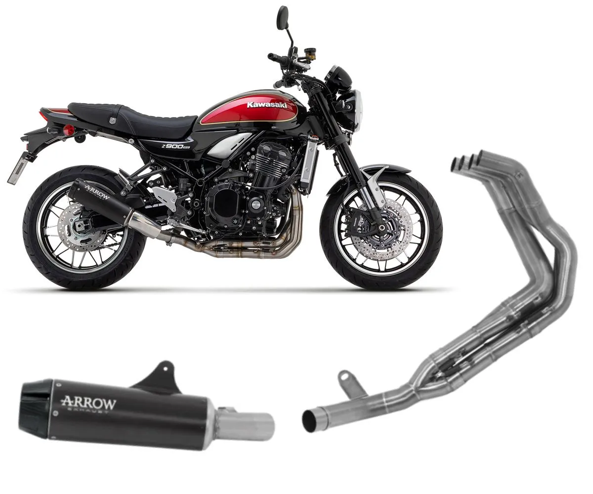 Kit Terminale Rebel+collettori Racing Arrow Carbonio Kawasaki Z 900 Rs 2022 > 2024-74506RB--71685MI-300930