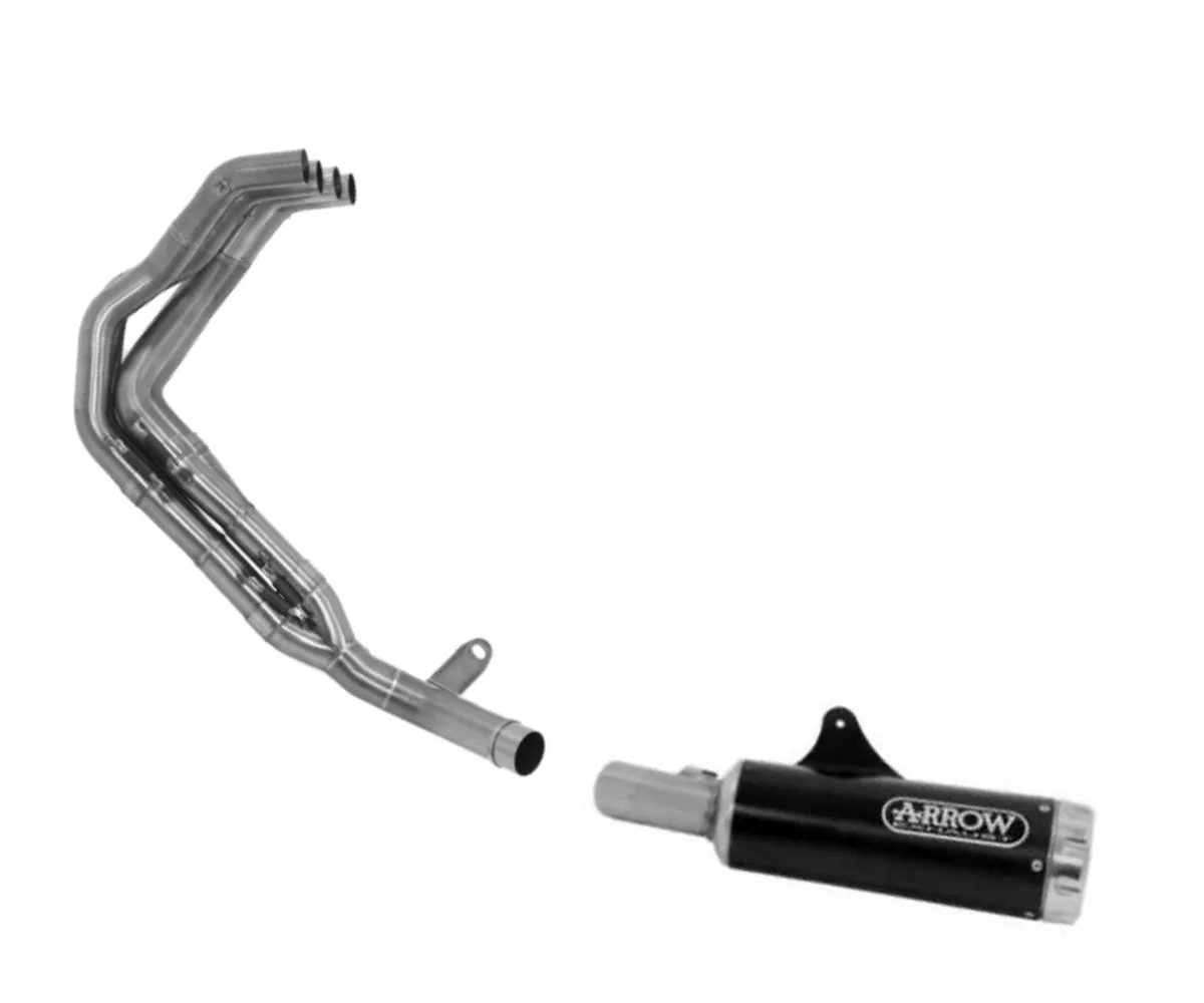 Kit Terminale Rebel+collettori Racing Arrow Alluminio Lucido Kawasaki Z 900 Rs 2022 > 2024-74506RBA--71685MI-300931