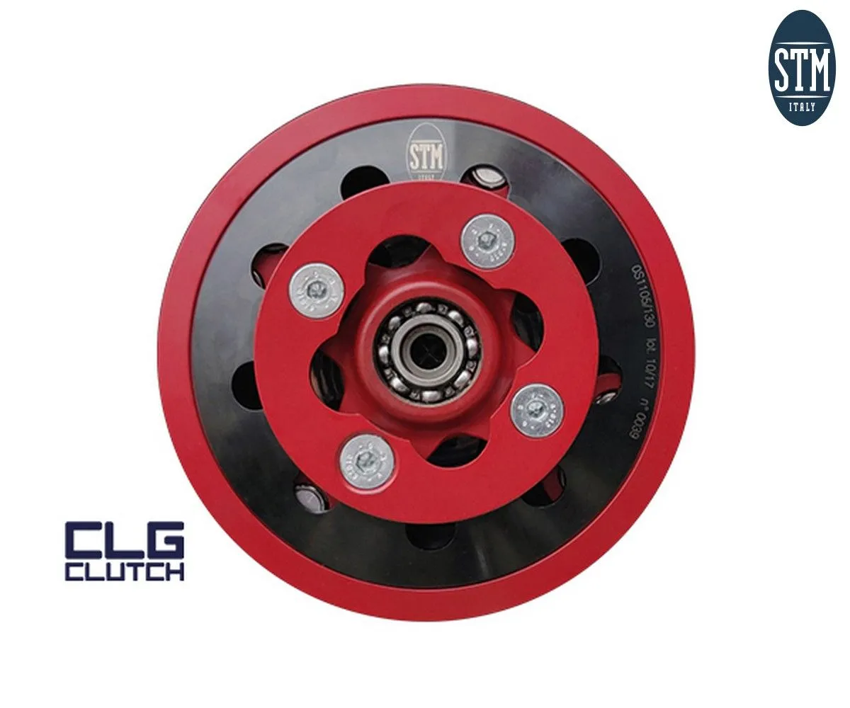 Kit Frizione Clg + Carter Stm Colore Rosso Honda 250 2019 > 2022-KHN-010-230929