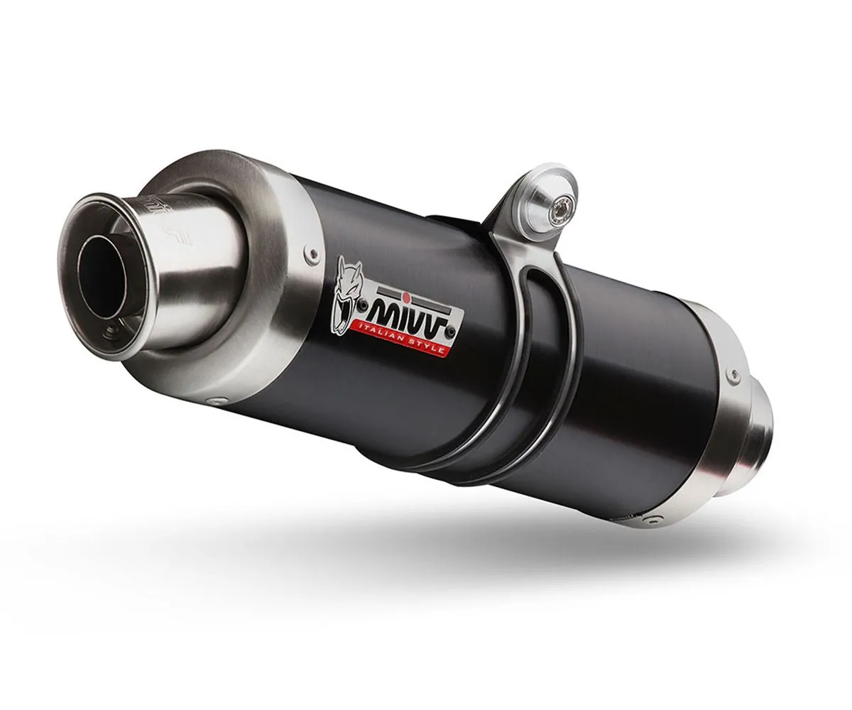 Terminale Di Scarico Mivv Gp Nero Per Ktm Lc8 950 Adventure 2003 > 2005-KT.004.LXB-290339