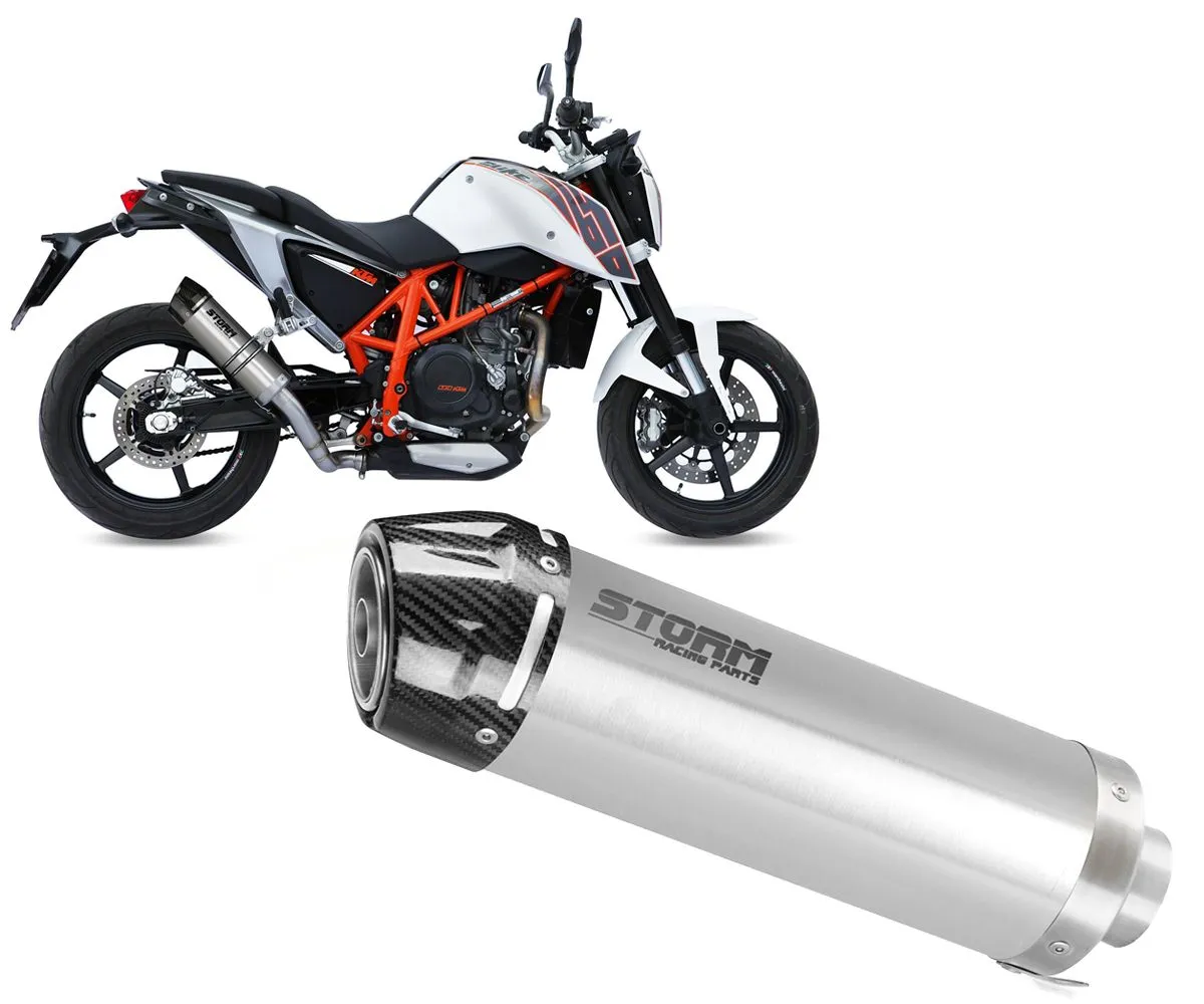 Terminale Di Scarico Storm Gp Inox Coppa In Carbonio Per Ktm 690 Duke 2012 > 2018-74.KT.010.LXSC-388593
