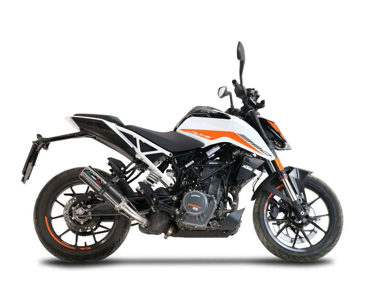 Terminale Di Scarico Gpr M3 Poppy Omologato Inox 304 Satinato Per Ktm Duke 390 2021 > 2023-KT.208.M3.PP-387447