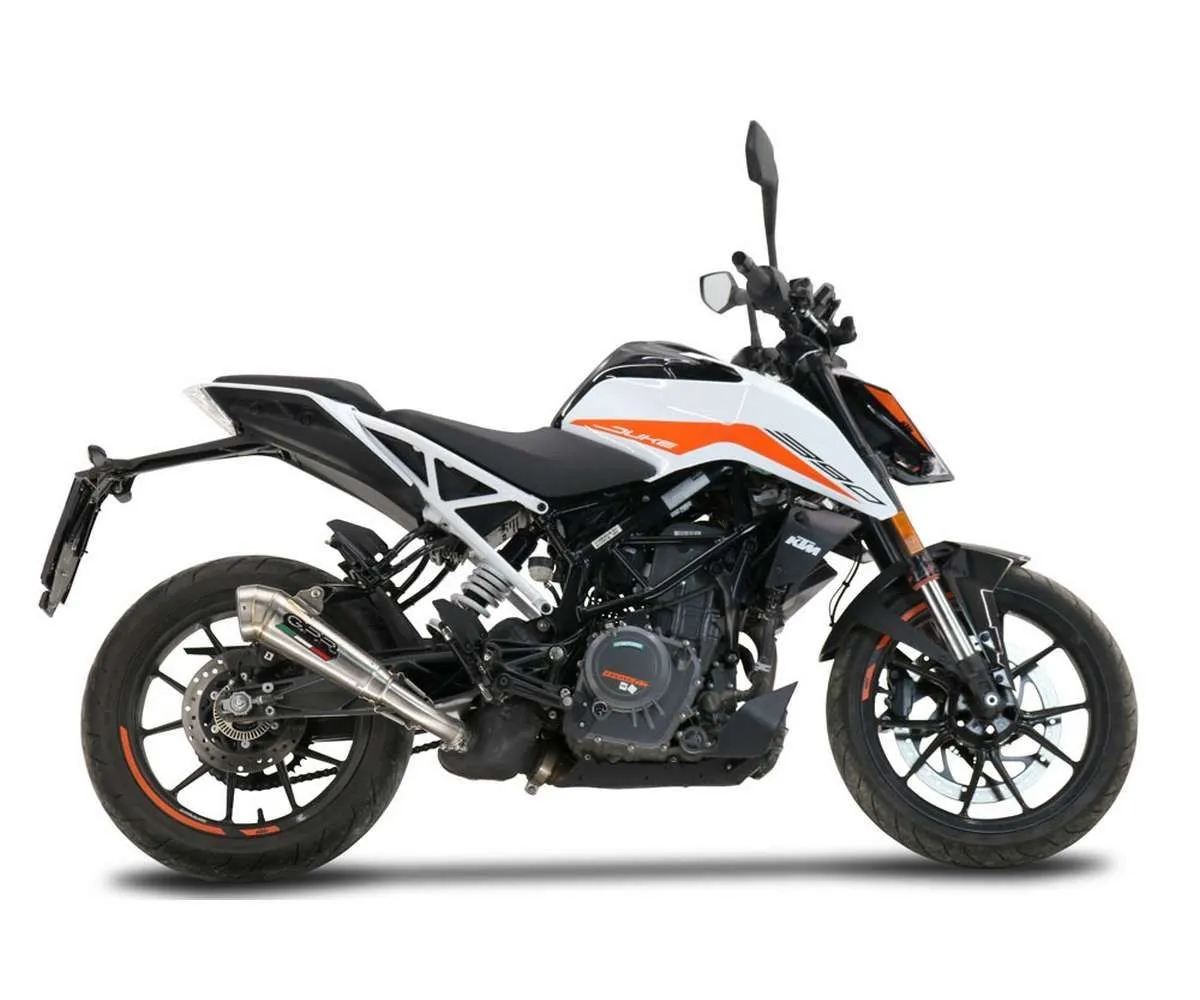 Terminale Di Scarico Gpr Powercone Evo Omologato Inox 304 Satinato Per Ktm Duke 390 2021 > 2023-KT.208.PCEV-387448