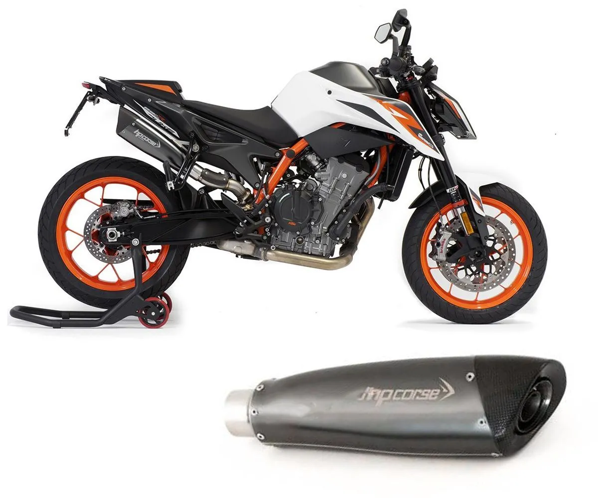 Terminale Scarico Hp Corse Sp-3 Evotreme 310 Titanium Black Ktm 890 Duke R 2020 > 2022-KTEVO3189DB-AB-288856