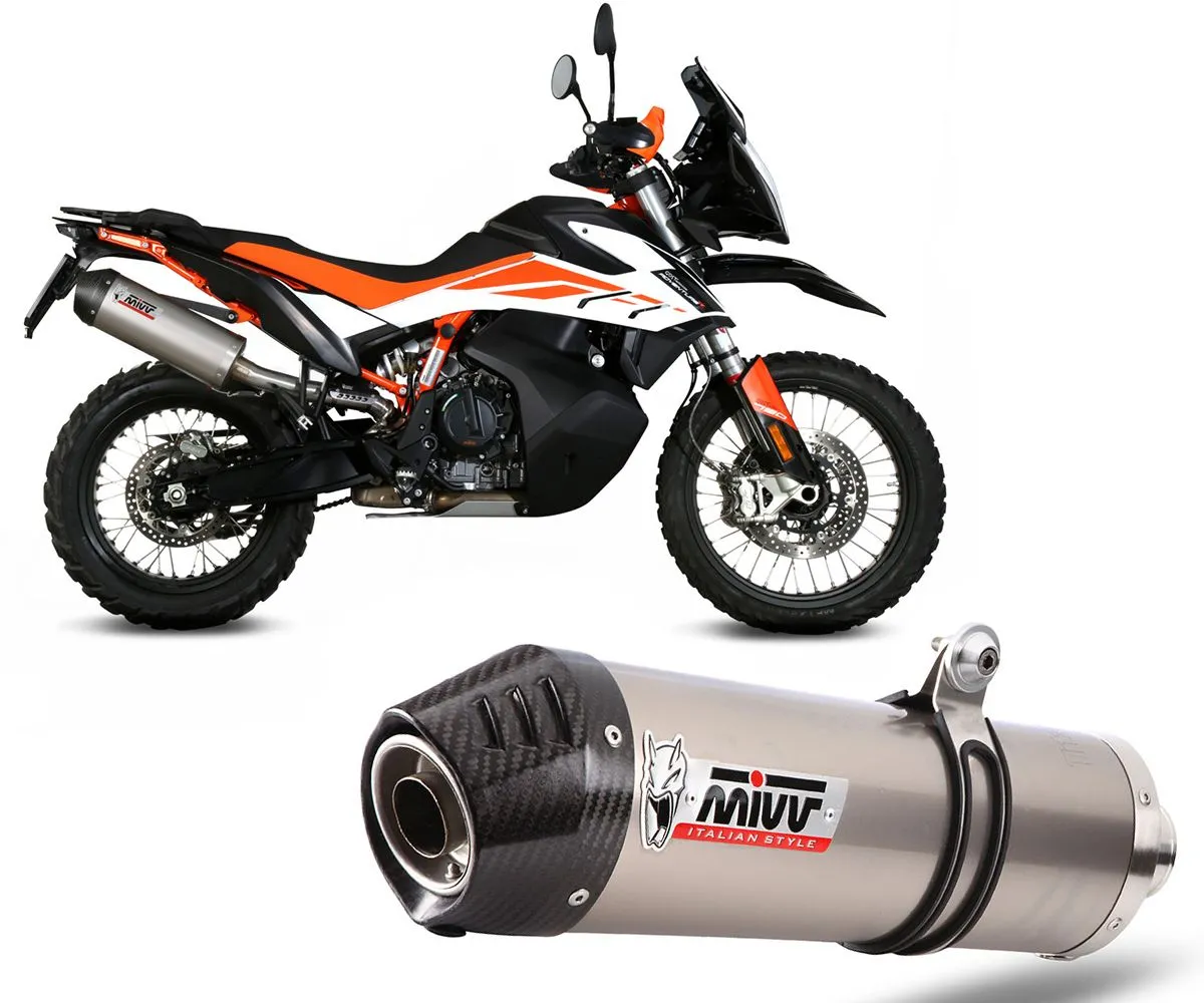 Terminale Di Scarico Mivv Oval Titanio Per Ktm 890 Adventure/r 2020 > 2024-KT.021.LNC-299578