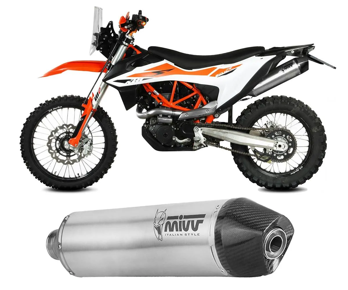 Terminale Di Scarico Slip-on Mivv Str1 Inox Per Ktm 690 Enduro R 2019 > 2020-M.KT.031.LXC-388496