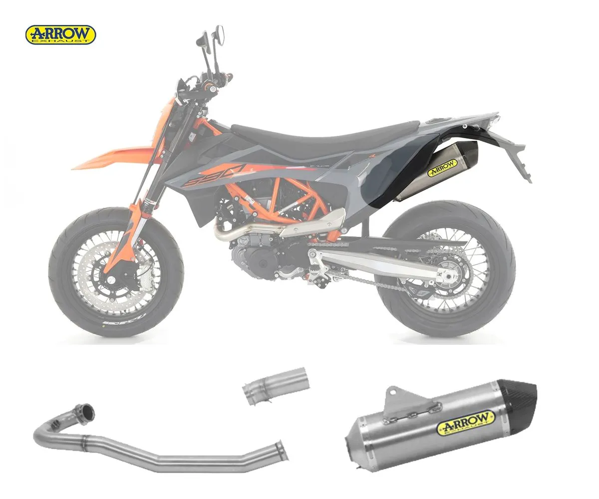 Scarico Completo Arrow 72624ak+72156pd+72157pd Alluminio Ktm 690 Smc R 2021 > 2024-72624AK--72156PD--72157PD-234663