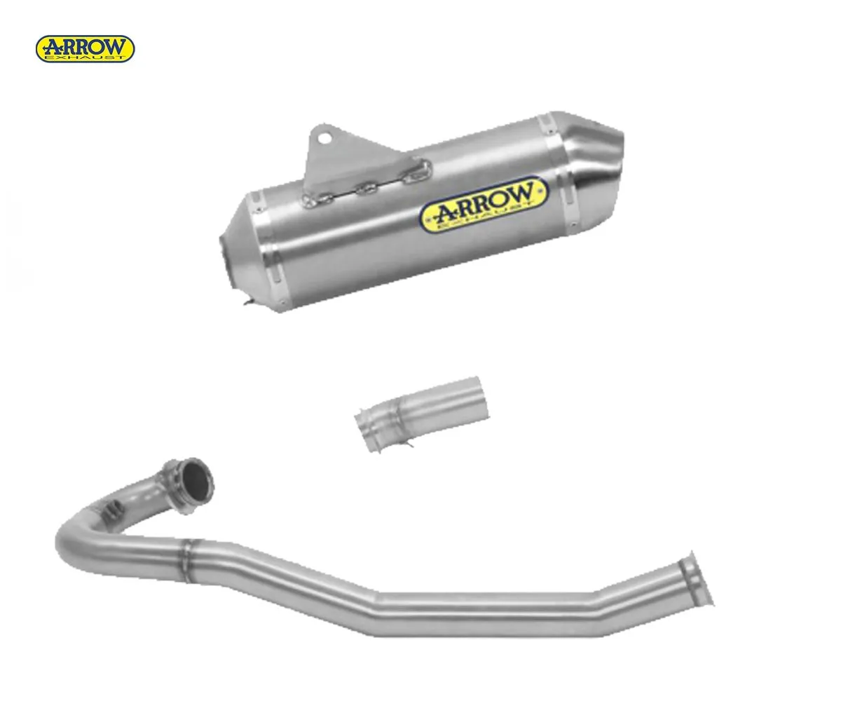 Scarico Completo Arrow Race-tech Steel Cap Titanio Ktm 690 Smc R 2021 > 2024-72624PO--72156PD--72157PD-234665