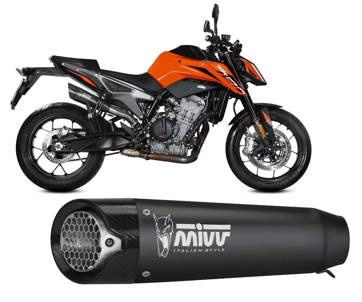 Terminale Di Scarico Mivv X-m5 Acciaio Nero Ktm 790 Duke 2023 > 2024-KT.020.LC5B-382976
