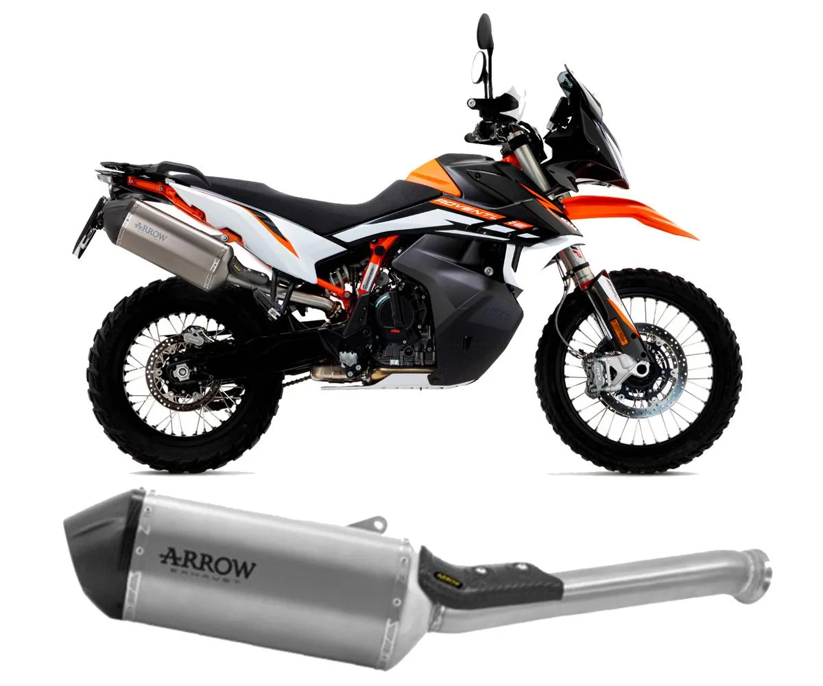 Terminale Scarico Arrow Sonora Titanio Ktm 890 Adventure R 2021 > 2024-72508SK-289447