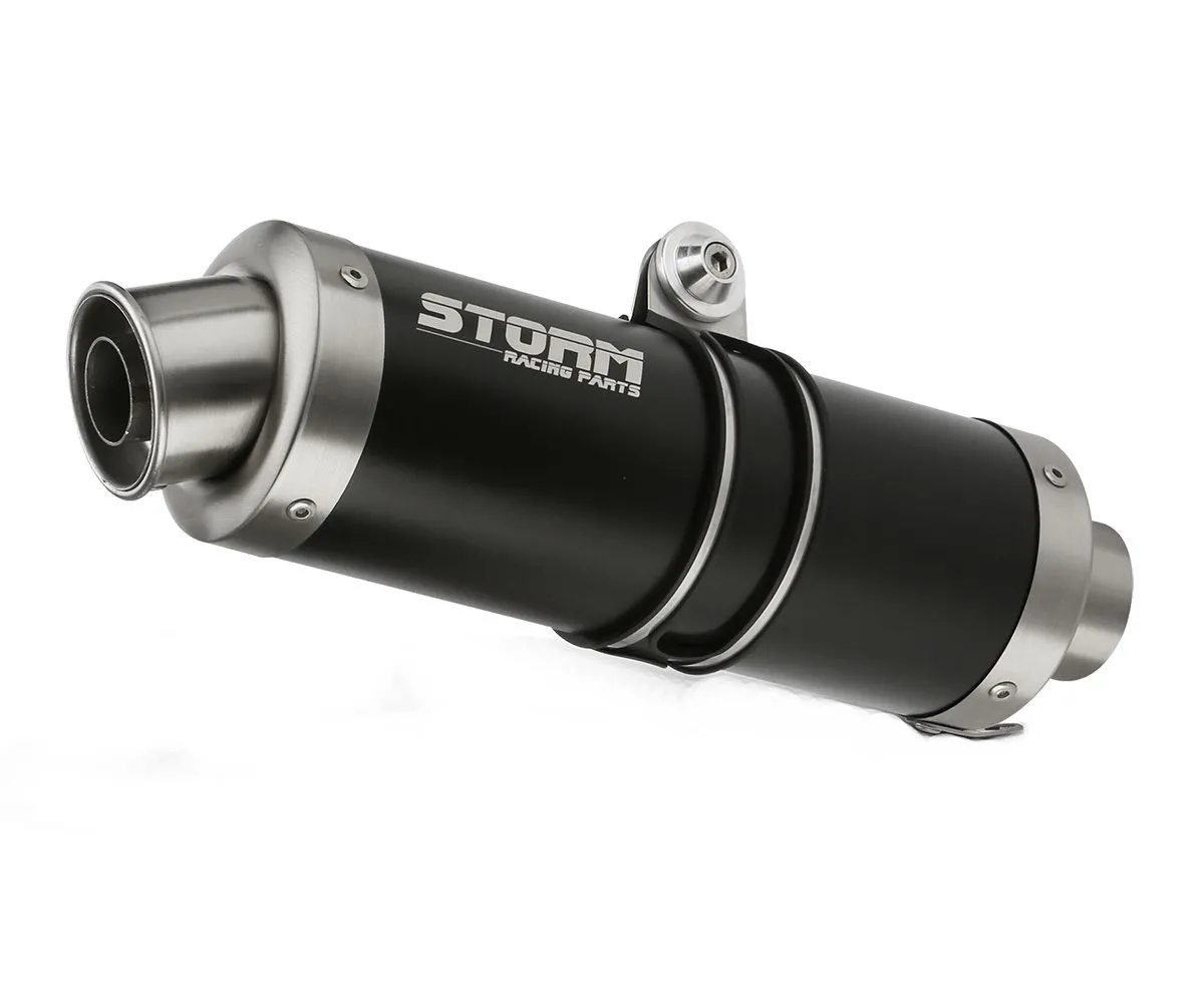 Terminale Scarico Storm By Mivv Gp Black Acciaio Nero Ktm Rc 390 2021 > 2024-74.KT.030.LXSB-386468