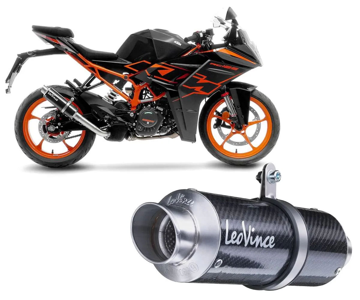 Terminale Di Scarico Leovince Gp Corsa Per Ktm Rc 125 2023 > 2024-15501-299994