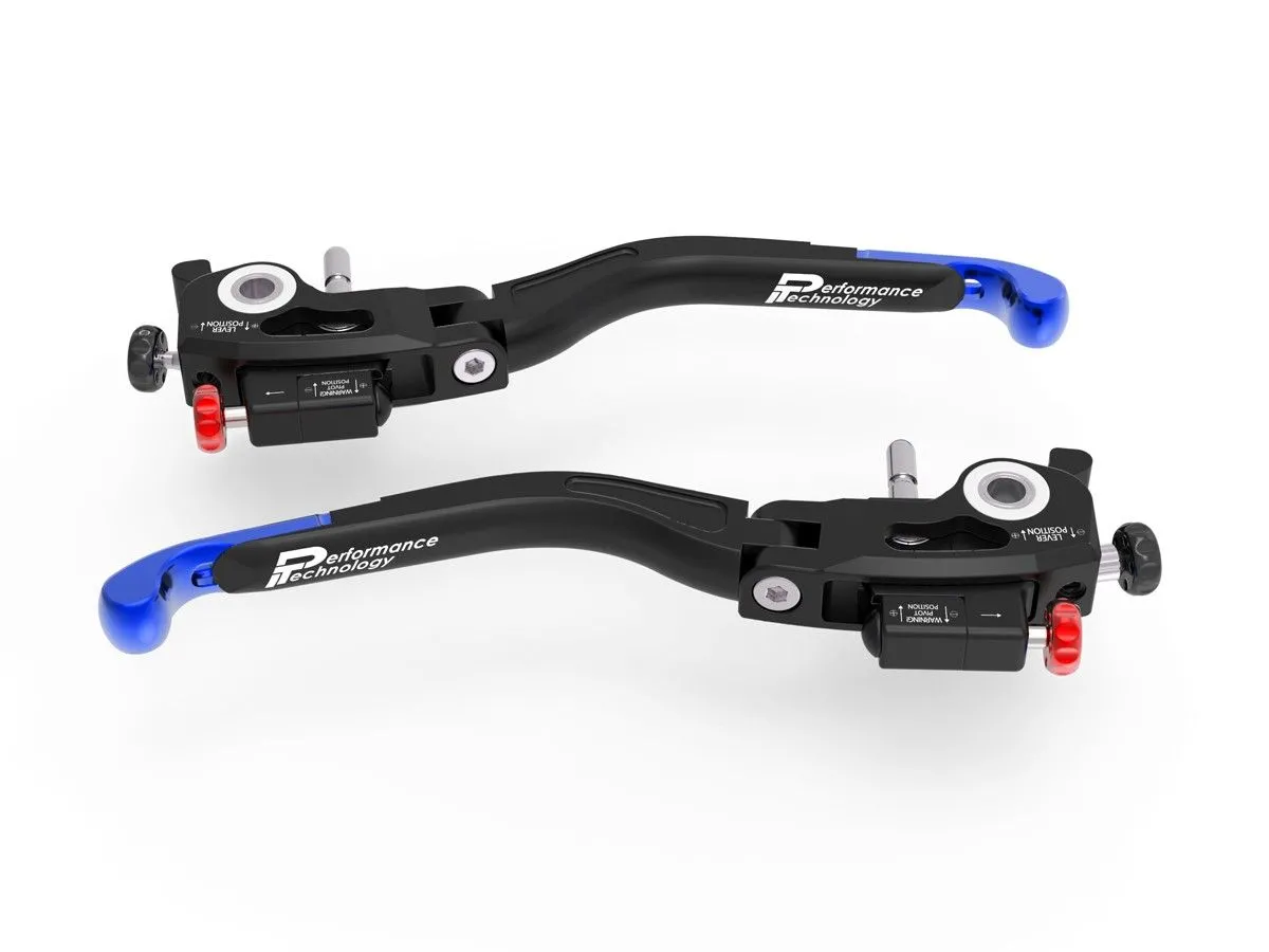 Leve Freno / Frizione Regolabili Doppia Regolazione Blu Ducabike Dbk Per Ducati 848 2007 > 2013-L01C-302202