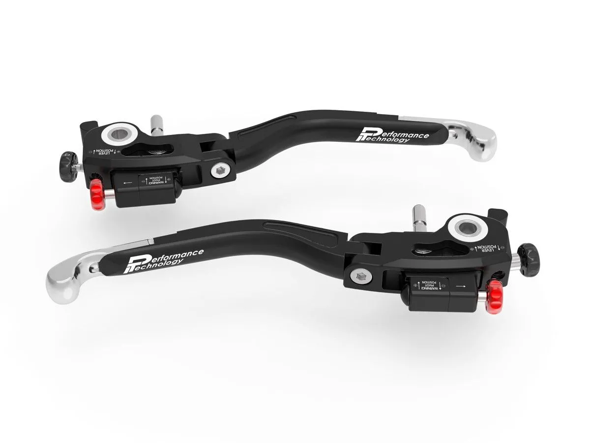 Leve Freno / Frizione Regolabili Doppia Regolazione Argento Ducabike Dbk Per Ducati 848 2007 > 2013-L01E-302201