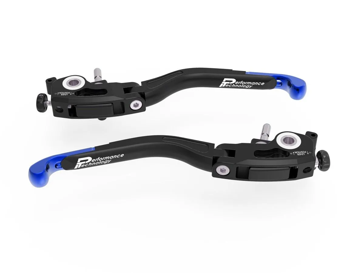 Leve Freno / Frizione Regolabili Nero-blu Ducabike Dbk Per Ducati Multistrada V4 2021 > 2024-L26C-307912