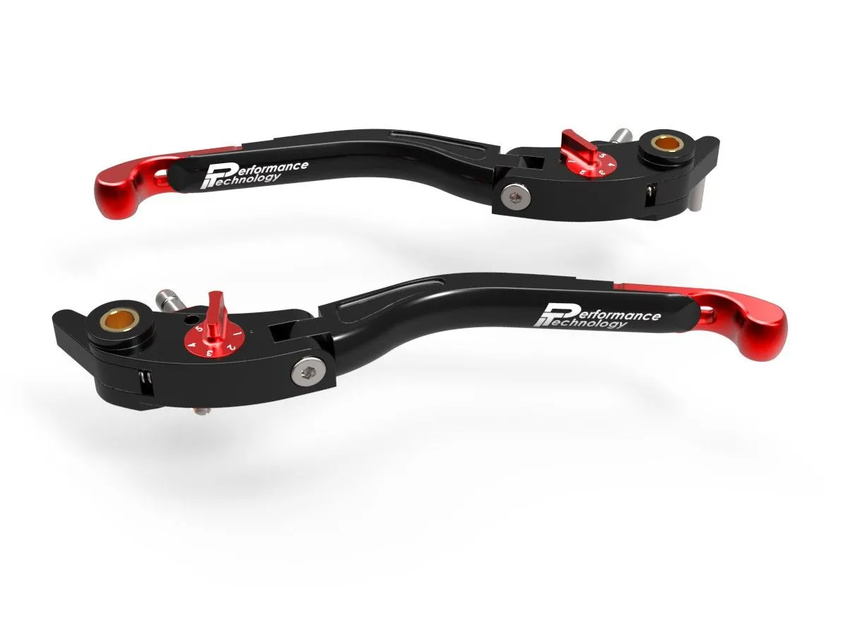 Leve Freno / Frizione Regolabili Eco Gp 2 Nero-rosso Ducabike Dbk Per Ducati 848 2007 > 2013-LEA01A-302205