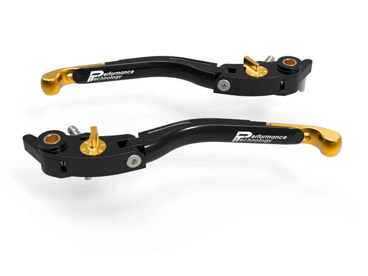 Leve Freno / Frizione Regolabili Eco Gp 2 Nero-oro Ducabike Dbk Per Ducati 848 2007 > 2013-LEA01B-302206