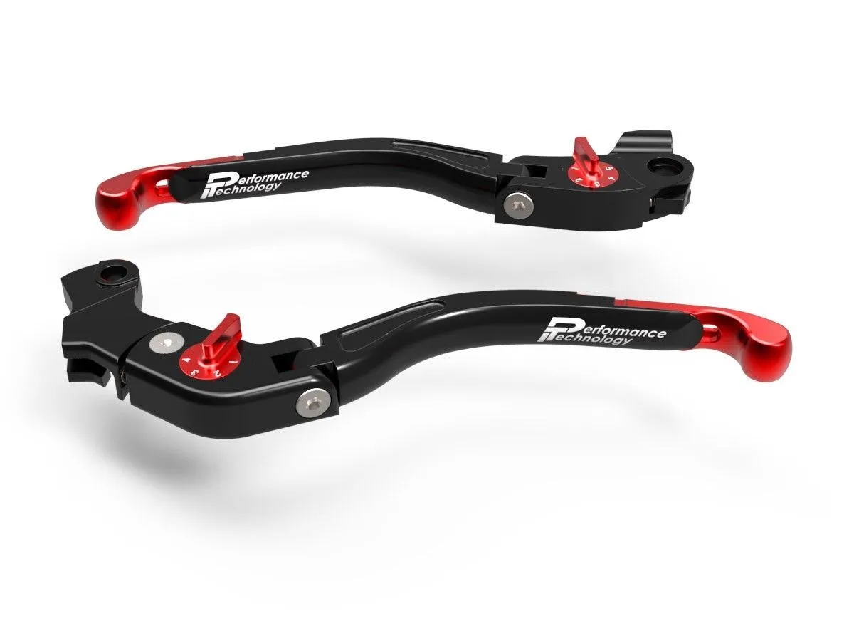 Leve Freno / Frizione Regolabili Eco Gp 2 Nero-rosso Ducabike Dbk Per Ducati Monster 821 2018 > 2020-LEA04A-312772