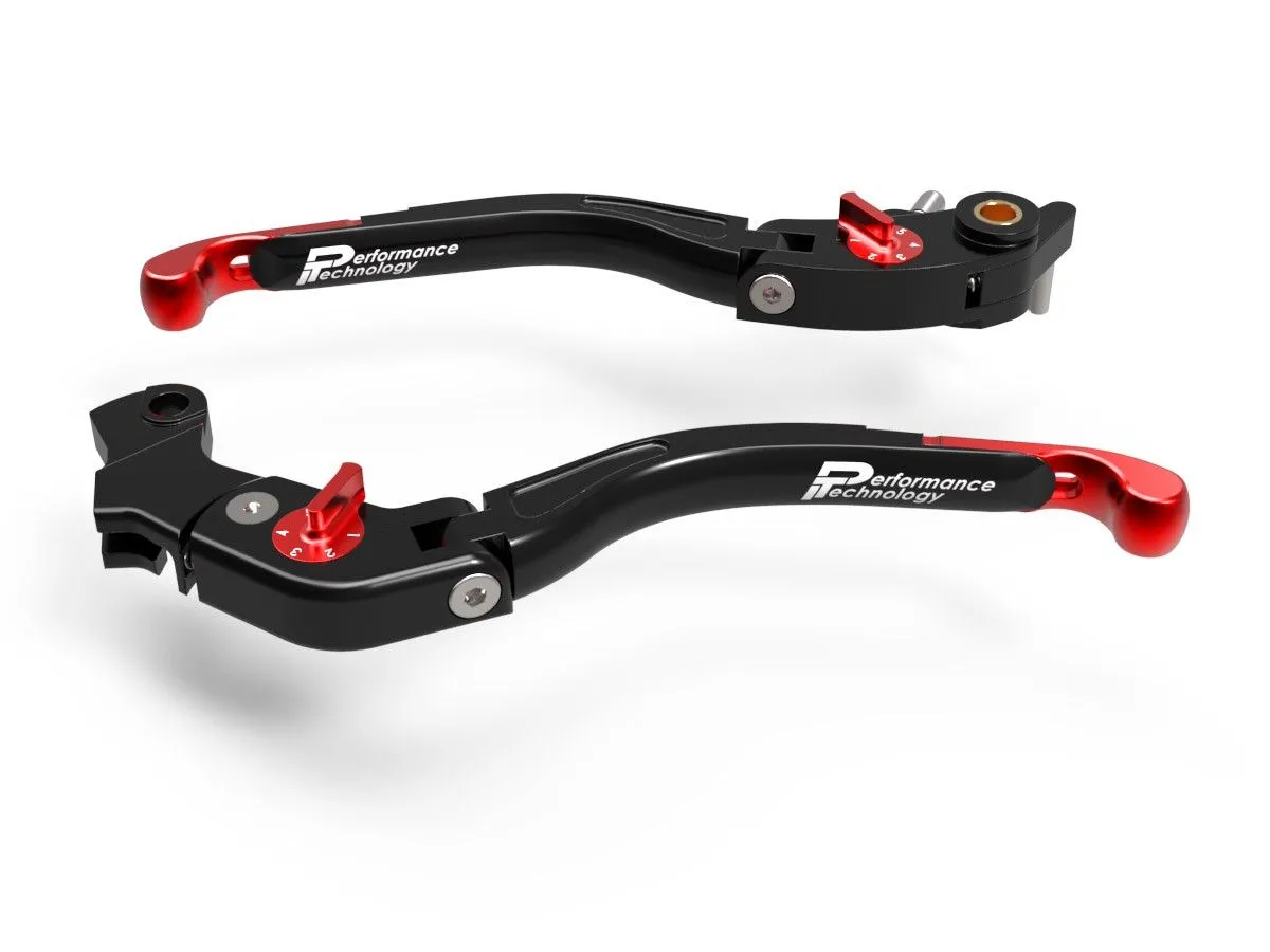 Leve Freno / Frizione Regolabili Eco Gp 2 Nero-rosso Ducabike Dbk Per Ducati Hypermotard 821 2013 > 2015-LEA05A-322960