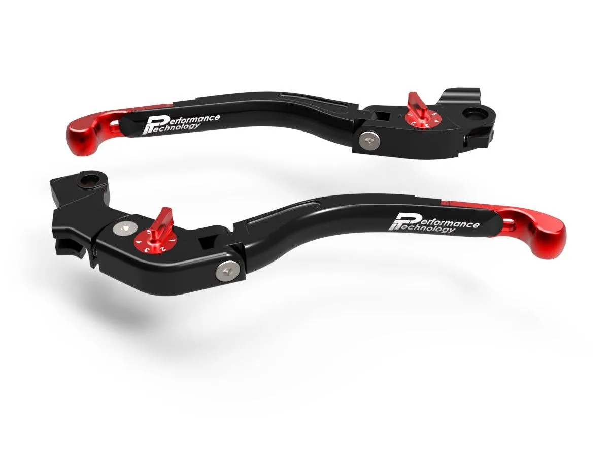 Leve Freno / Frizione Regolabili Eco Gp 2 Nero-rosso Ducabike Dbk Per Ducati Monster 797 2017 > 2020-LEA10A-313064