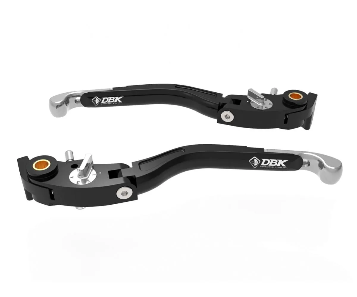 Leve Freno / Frizione Regolabili Eco Gp 2 Nero-silver Ducabike Dbk Per Ducati Panigale V4 2018 > 2025-LEA16E-305196