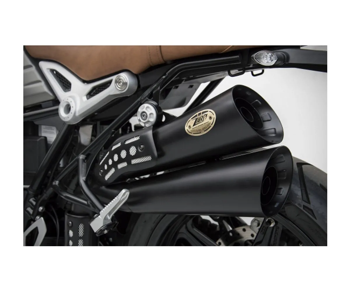Impianto Di Scarico Zard Zbw541s10ssr-b Nero Bmw R Nine-t Scrambler 2017 > 2019-ZBW541S10SSR-B-247738