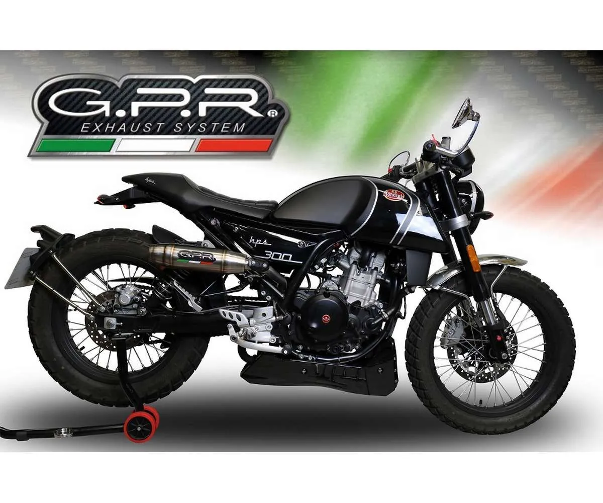 Terminale Di Scarico Gpr Deeptone Inox Omologato Inox Satinato Per F.b. Mondial Hps 300 Pagani 2021 > 2022-MD.10.DE-387172