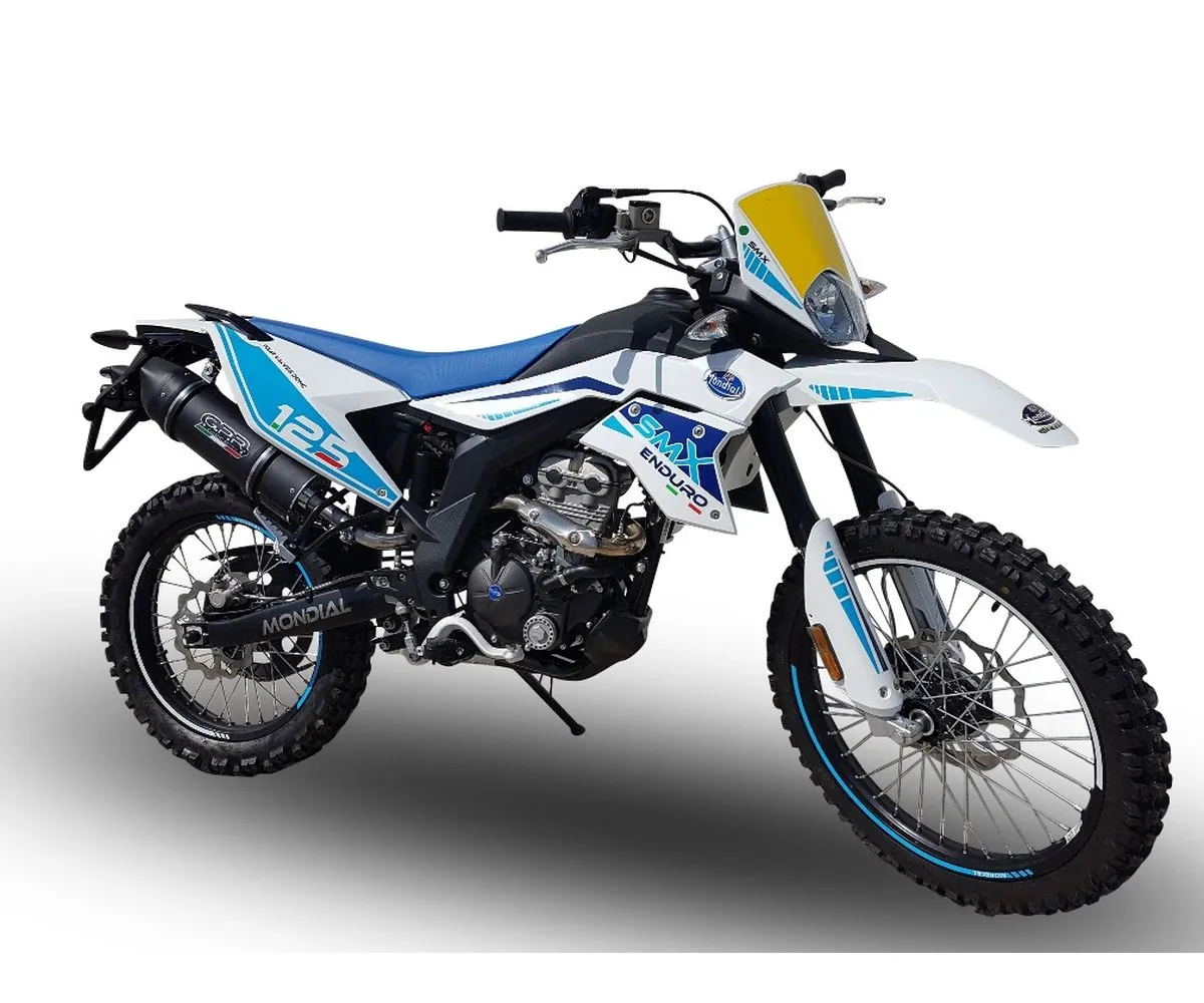 Terminale Di Scarico Gpr Furore Evo4 Poppy Catalizzato Nero Opaco Per F.b. Mondial Smx 125 Enduro 2018 > 2020-MD.6.FUPO.CAT-291105