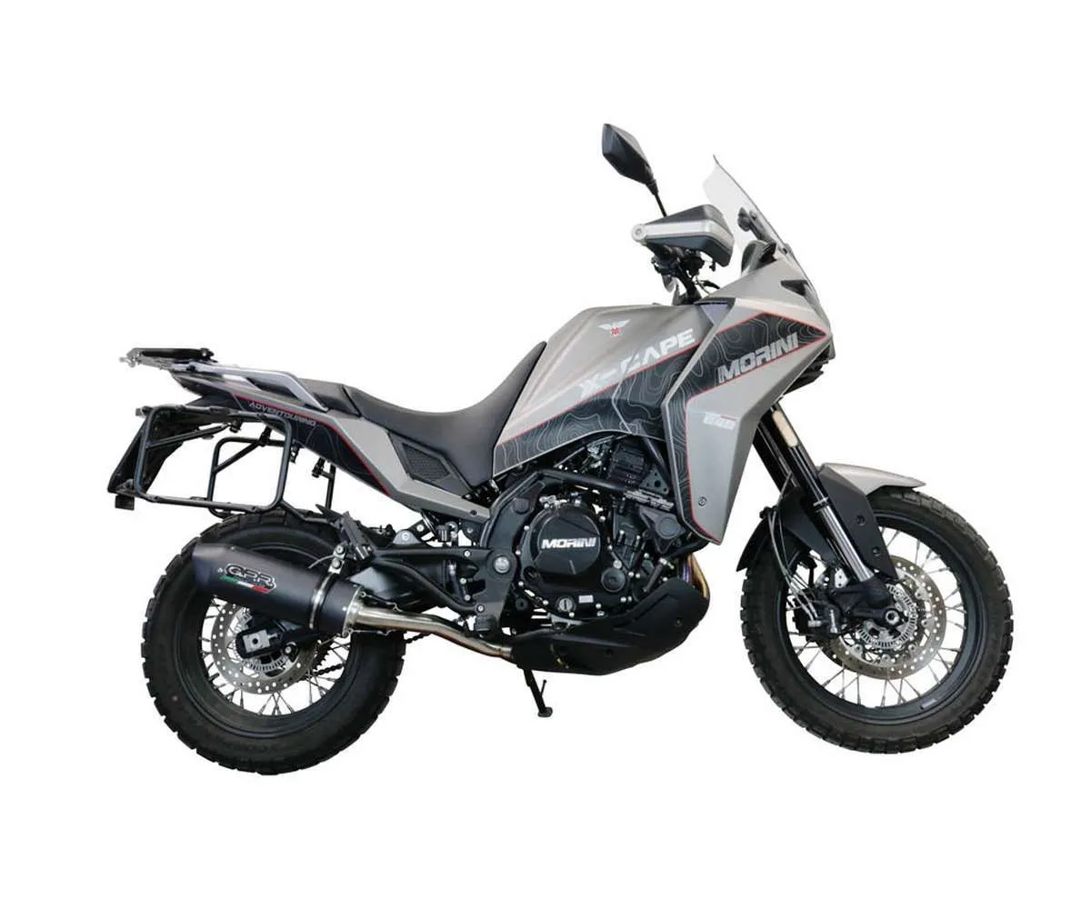 Scarico Semi-completo Gpr Furore Evo4 Nero Omologato Nero Opaco Per Moto Morini X-cape 650 2021 > 2024-MO.6.CAT.FNE5-387566