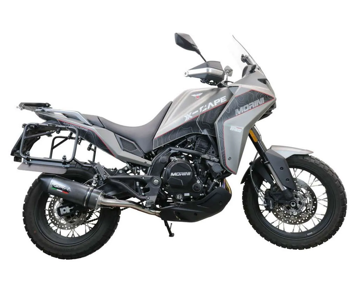 Scarico Semi-completo Gpr Furore Evo4 Poppy Omologato Nero Opaco Per Moto Morini X-cape 650 2021 > 2024-MO.6.CAT.FP4-387567