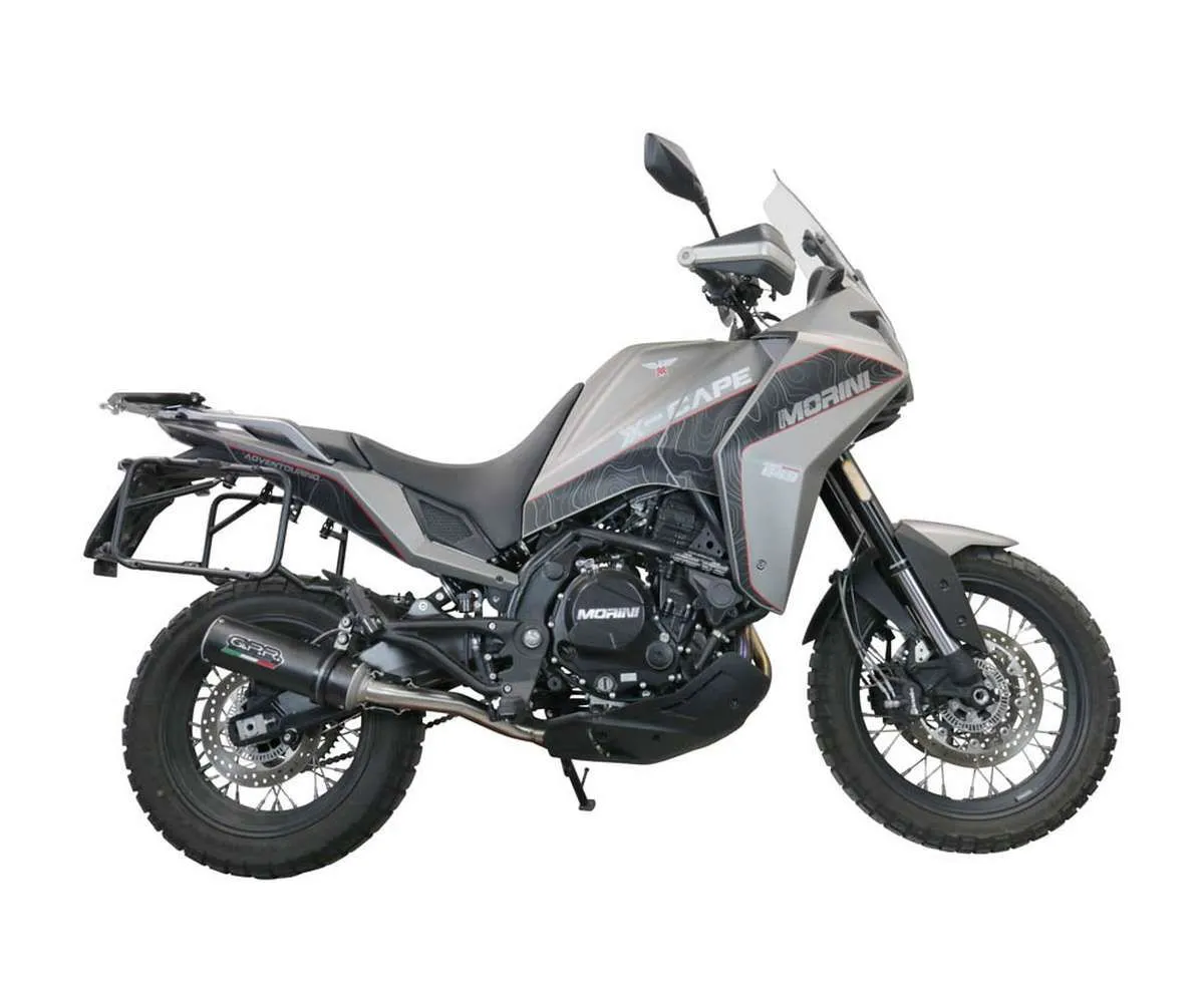 Scarico Semi-completo Gpr M3 Black Titanium Omologato Titanio Nero Opaco Per Moto Morini X-cape 650 2021 > 2024-MO.6.CAT.M3.BT-387571